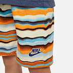 Σετ δύο τεμαχίων Nike Sportswear "Leave No Trace" Printed Shorts Set για μικρά παιδιά