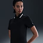 Polo de golf de manga corta Dri-FIT para mujer Nike Tour