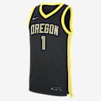 Jersey de básquetbol universitario Nike para hombre Oregon Replica