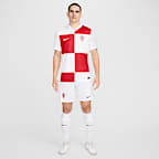 Kroatien 2024/25 Stadium Home Nike Replika Fußballtrikot mit Dri-FIT-Technologie für Herren