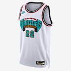Jersey Nike Dri-FIT de la NBA Swingman para hombre Desmond Bane Memphis Grizzlies 2024/25 Hardwood Classics - Blanco
