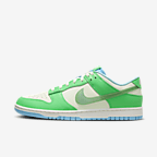 Nike Dunk Low Retro Men's Shoes - Green Shock/Sail/Vapor Green/Aquarius Blue