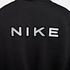 나이키 스포츠웨어 여성 오버사이즈 하프집 크롭 플리스 스웻셔츠