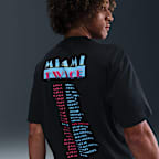 Playera de básquetbol Max90 para hombre LeBron "Miami Twice"