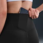 Leggings tiro alto de 7/8 con bolsillos para mujer Nike Go