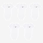 Nike Baby Essentials Baby 5-Pack Bodysuit Set