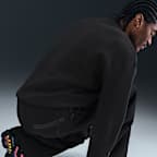 Pants de tejido Fleece de ajuste holgado con dobladillo abierto para hombre Nike Tech