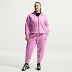 Sudadera con gorro de cierre completo para mujer talla grande Nike Sportswear Tech Fleece Windrunner