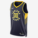 Indiana Pacers Icon Edition 2022/23 Men's Nike Dri-FIT NBA Swingman Jersey - College Navy