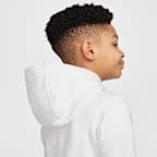 Sudadera con gorro sin cierre de lucha para niños talla grande Nike