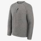 Alabama Tech Fleece Men's Nike College Pullover Crew - Grey