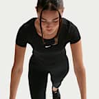 Nike One Fitted Women's Dri-FIT Short-Sleeve Cropped Top