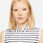 Nike Dri-FIT Victory Women's Striped Sleeveless Golf Polo