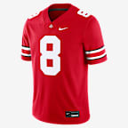 Arvell Reese Ohio State Buckeyes 2026 NFL First Draft Pick Men's Nike NFL Game Jersey - Red