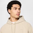 Nike Primary Fleece Sudadera con gorro sin cierre de alto rendimiento Dri-FIT con protección UV para hombre