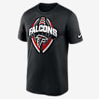 Playera Nike Dri-FIT de la NFL para hombre Atlanta Falcons Legend Icon - Negro