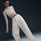 Nike Sportswear Collection damesbroek van keperstof met halfhoge taille