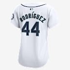 Jersey Nike Dri-FIT ADV de la MLB Limited para mujer Julio Rodriguez Seattle Mariners