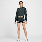 Nike Pro Women's Dri-FIT Loose Crew-Neck French Terry Sweatshirt