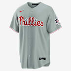 Cristopher Sanchez Philadelphia Phillies USA 250 Men's Nike MLB Stadium Jersey - Grey