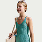 Traje de baño de una pieza con espalda en forma de U para niña talla grande Nike Swim