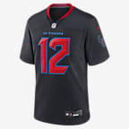 Nico Collins Houston Texans Men's Nike NFL Game Football Jersey - Navy