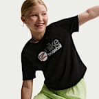 Playera de béisbol para niños talla grande Nike