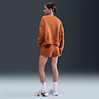 Shorts de tenis de tejido Fleece de tiro medio para mujer NikeCourt Heritage