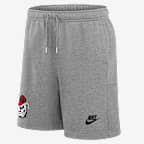 Shorts universitarios Nike para hombre Georgia Bulldogs Legacy Essential  - Gris oscuro jaspeado