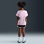 Shorts tempo para niños talla pequeña Nike Dri-FIT