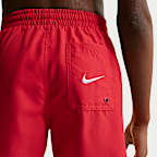 나이키 스윔 브레이커 주니어(남아) 7인치 브리프 라인드 발리 쇼츠