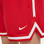 Shorts de básquetbol de 13 cm para niños talla grande Nike DNA