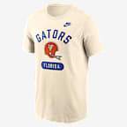 Florida Legacy Arch Helmet Men's Nike College T-Shirt - Natural