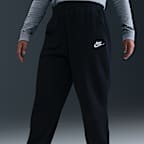 Pants holgados para niños talla grande (talla amplia) Nike Sportswear Club Fleece