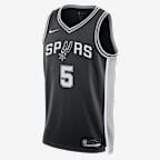 San Antonio Spurs Icon Edition Men's Nike Dri-FIT NBA Swingman Jersey - Black