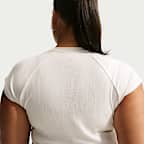 Nike Sportswear Chill Knit Women's Tight Short-Sleeve Ribbed Top (Plus Size)