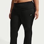 Pants de tela de canalé ajustados de tiro medio para mujer (talla grande) Nike Sportswear Chill Knit