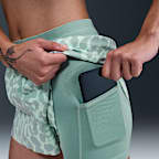 Nike Swift Women's Dri-FIT Mid-Rise 2-in-1 Printed Running Shorts