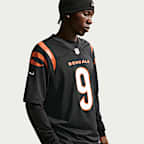 Jersey de fútbol americano Game para hombre NFL Cincinnati Bengals (Joe Burrow)