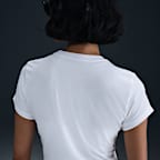 T-shirt recortada Nike Sportswear Chill Knit para mulher