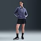 Parte superior de golf de medio cierre y manga larga para mujer Nike Therma-FIT Victory