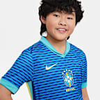 Brazil 2024 Stadium Away Older Kids' Nike Dri-FIT Football Replica Shirt