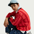 Pants cargo de denim para niños talla grande Nike Sportswear Collection