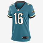 Trevor Lawrence Jacksonville Jaguars Women's Nike NFL Game Football Jersey - Teal