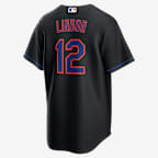 Francisco Lindor New York Mets Men's Nike MLB Replica Jersey