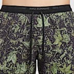 Nike Stride Men's Dri-FIT 18cm (approx) Brief-Lined Printed Running Shorts