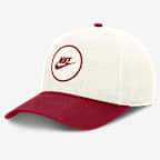 Alabama Rise Men's Nike Dri-FIT College A-Frame Adjustable Hat - White