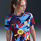 FC Barcelona Academy Pro Nike Dri-FIT fotballoverdel for oppvarming til dame (fjerde drakt)