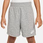 Conjunto de dos piezas con shorts de tejido Knit para niños talla pequeña Nike