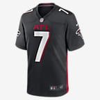 Bijan Robinson Atlanta Falcons Men's Nike NFL Game Football Jersey - Black